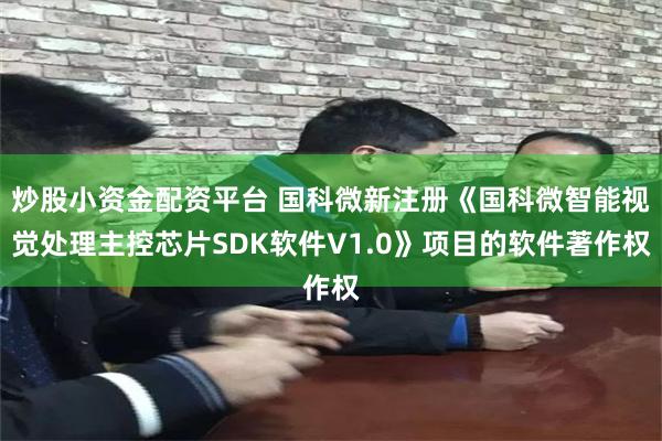 炒股小资金配资平台 国科微新注册《国科微智能视觉处理主控芯片SDK软件V1.0》项目的软件著作权